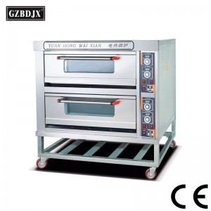 2 deck 4 tray oven